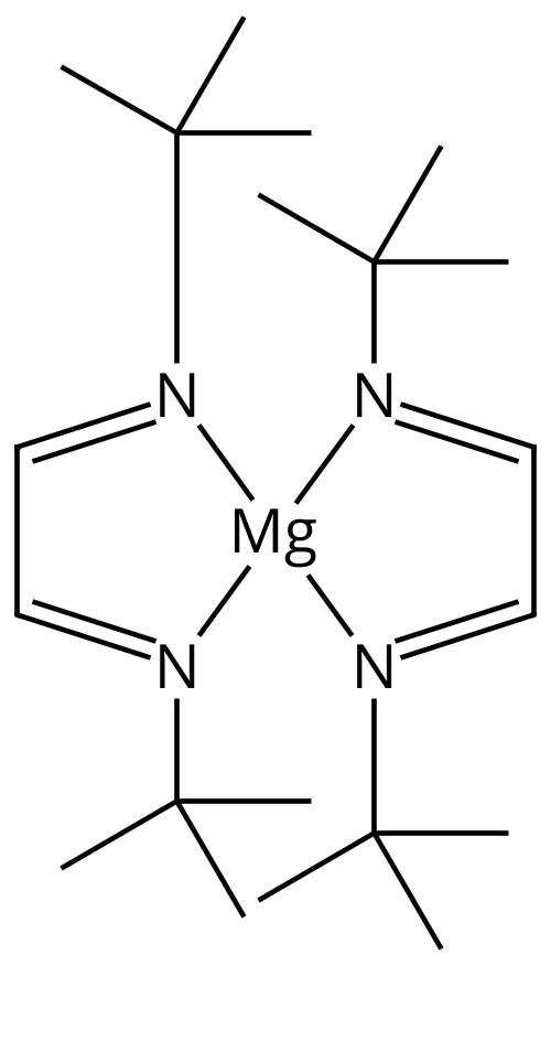 Magnesium bis(1,4-di-t-butyl-1,4-diazabutadiene) Chemical Structure